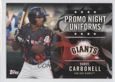 2015 Topps Pro Debut Promo Night Uniforms Daniel Carbonell #PN-DC 0c4