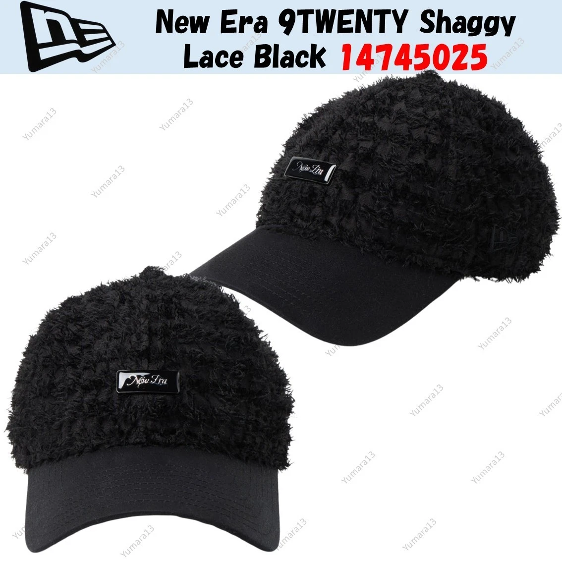 New Era 9TWENTY Shaggy Lace Black 14745025
