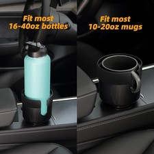 Car Cup Holder Expander, Cup Holder Extender for Car with Adjustable Base