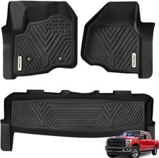 YITAMOTOR Floor Mats Fit for 2012-2016 Ford F250/F350/F450/F550 Super Duty Super