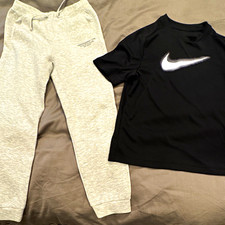 Nike Dri-FIT Moisture Wicking Tee Abercrombie Kids Joggers Set 11-12