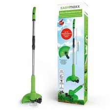 EASYMAXX Akku-Rasentrimmer - grün - höhenve...