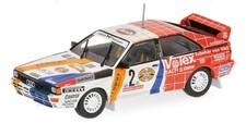 Minichamps 430841991 AUDI QUATTRO RALLY LUX WINNERS RALLY 1984 scale model 1:43