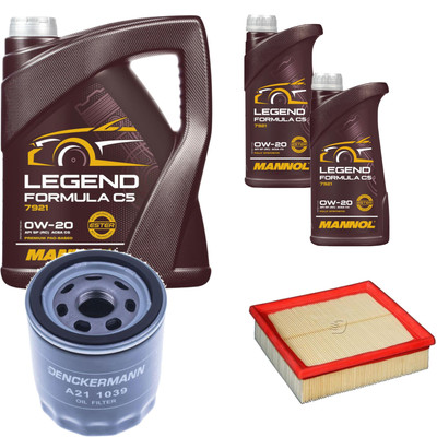 Inspektionspaket MANNOL 0W-20 Legend Formula C5 7L für Opel Corsa E 1.0