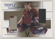 2003 In the Game-Used Signature Series Gold ITG Vault Emerald 1/1 Sean Burke 1j8