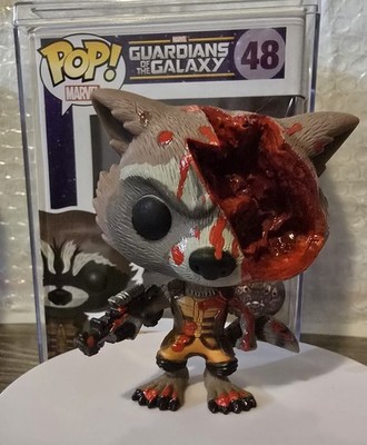 Pop Of The Dead Customs #48 MARVEL GUARDIANS OF THE GALAXY ROCKET RACCOON