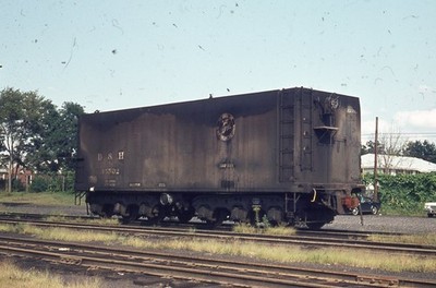 D&H DELAWARE & HUDSON Eisenbahn Zug Tender COLONIE NY 1968 Original Foto Dia
