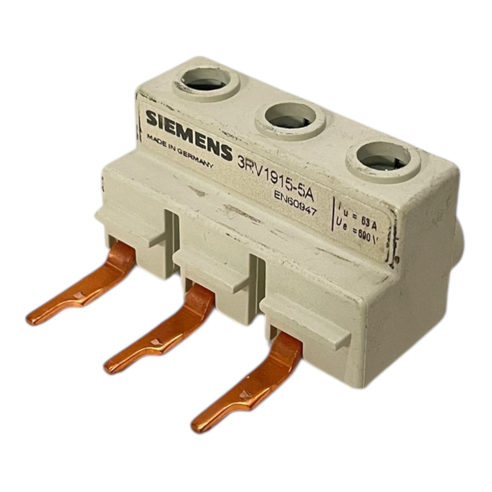 Siemens Feed Terminal 3-Phase 3RV1915-5A Terminal For Industrial Use