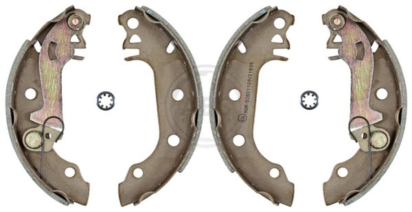 A.B.S. Bremsbackensatz 8750 FüR Ford Fiesta 1 Gfbt Wfvt Wfbt XR2-image