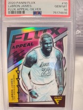 2020 Flux, Lebron James, Flux Appeal - Silver, **PSA 10 GEM MINT**