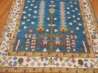 Turkish Oushak Rug, Modern Multicolored Handmade Bohemian Rug 5x8 Ft — photo 8