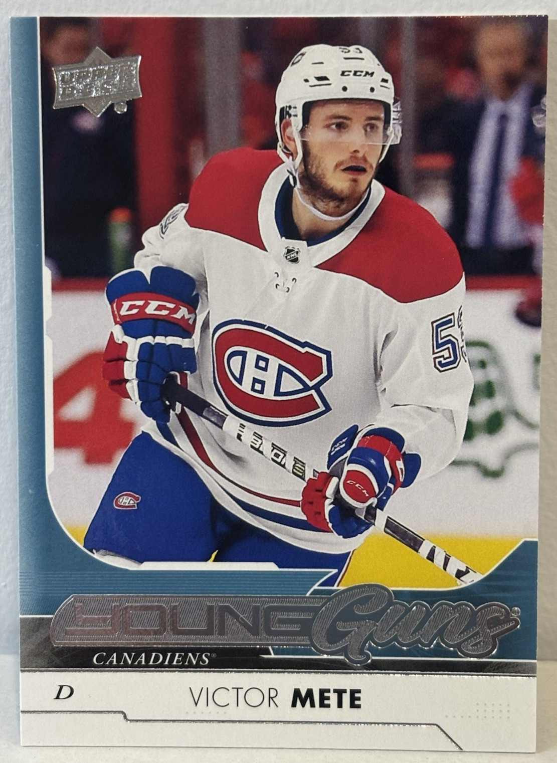 🏒VICTOR METE - Young Guns - 2017-18 Upper Deck #245 - Montreal Canadiens