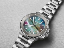 Oris Aquis Date Rainbow Upcycle 36.5mm Watch 01 733 7770 4150