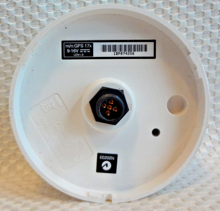 Garmin GPS-17X NMEA 2000 N2k GPS Puck Antenna Sensor w/ Underdeck Mount