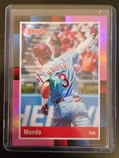 2022 Panini Donruss - Retro 1988 Variation Bryce Harper #251 Holo Pink Mondo