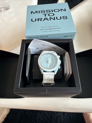 Omega X Swatch Mission to Uranus Moonswatch Speedmaster Authentic With Receipt