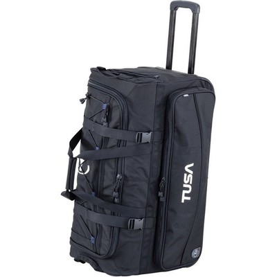 TUSA Dive Gear Roller Duffle Bag in Black