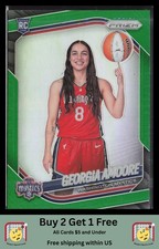 Georgia Amoore 2025 Panini Prizm WNBA #140 Green Prizms