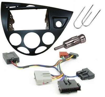Kit adaptador de cara estéreo Ford Mk1 98-05 doble din y adaptador de tallo | eBay