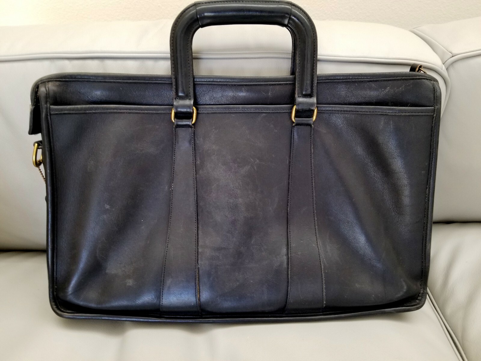 Vintage Coach Leather Briefcase Gem