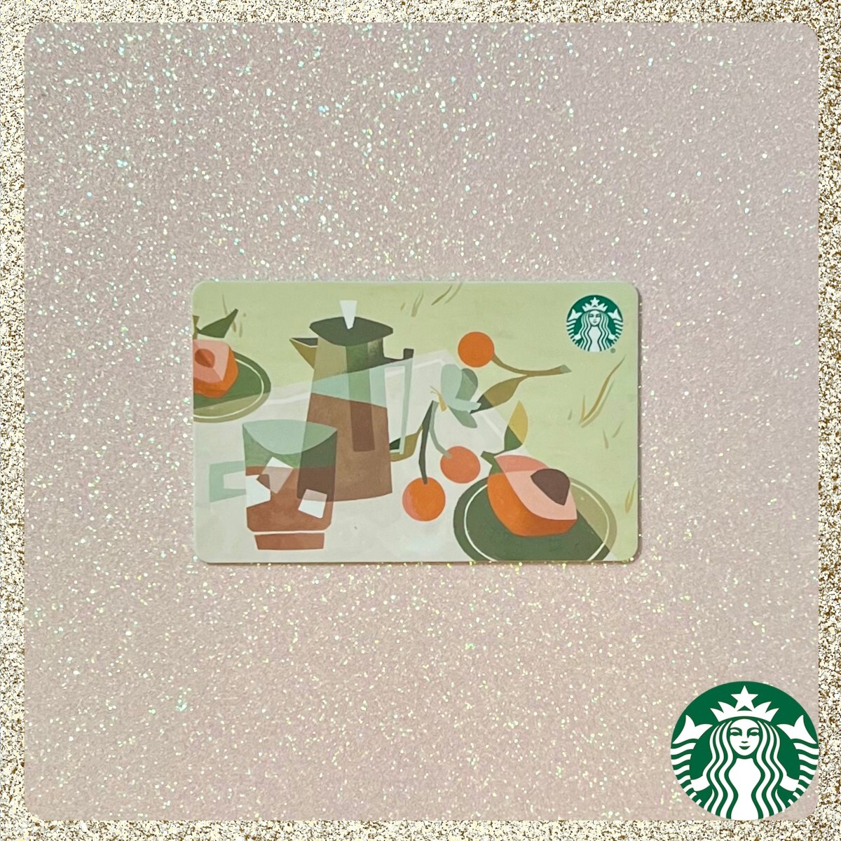 2025 Starbucks Summer Peaches Gift Card with Magnetic Strip Mint Condition $0 Balance