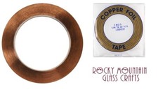 1/4" EDCO Copper Foil Tape For Stained Glass 36 yards Supplies 1mil Supplies