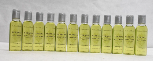 12 Pack Crabtree and Evelyn Verbena & Lavender SHAMPOO .8 oz ea Travel Size
