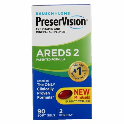 PreserVision Eye AREDS 2 Soft Mini Gels 90 Count