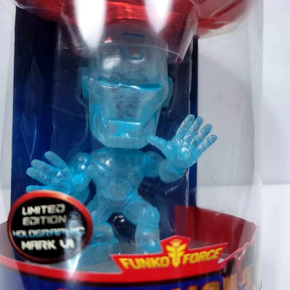 Funko Force Iron Man 2 MARK VI EDICIÓN LIMITADA Bobblehead NUEVO Limited plástico dañado  Foto 3 de 4