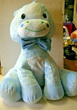 Giraffe, Sitting Stuffed Animal, Blue, 18", Brand New