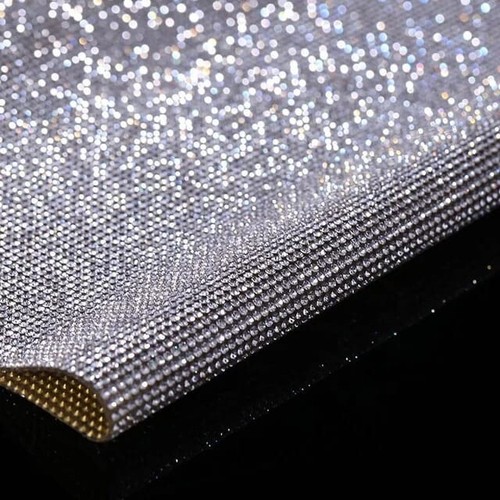 Hotfix Iron on Rhinestones Crystal diamante Mesh & Sheet, Crystal Size SS6 - 第 1/4 張圖片