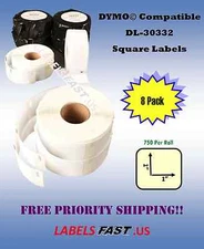 Address Shipping Postage 8 Rolls Dymo® Duo Compatible Multipurpose Labels 30332