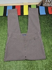 Tommy Hilfiger Womens Pull On Ankle Pants Slim Fit Houndstooth Size 10