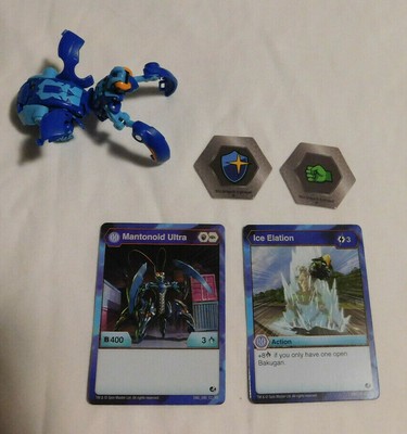 BAKUGAN Battle Brawlers Battle Planet B300 MANTONOID ULTRA /& CARD 2 Bakucores