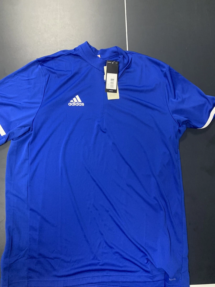Adidas Men s Athletic T Shirt XLarge Blue Climacool 100 Polyester