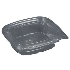 Dart Clear Pack PET Tamper Resistant Rectangle Food Container 8 oz | 200/Case
