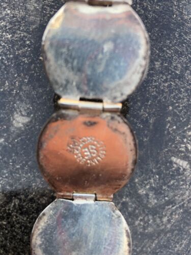 Mexico sterling silver ball pocket orb charm 6x photo pendant 1950/60s 12g - Picture 4 of 6
