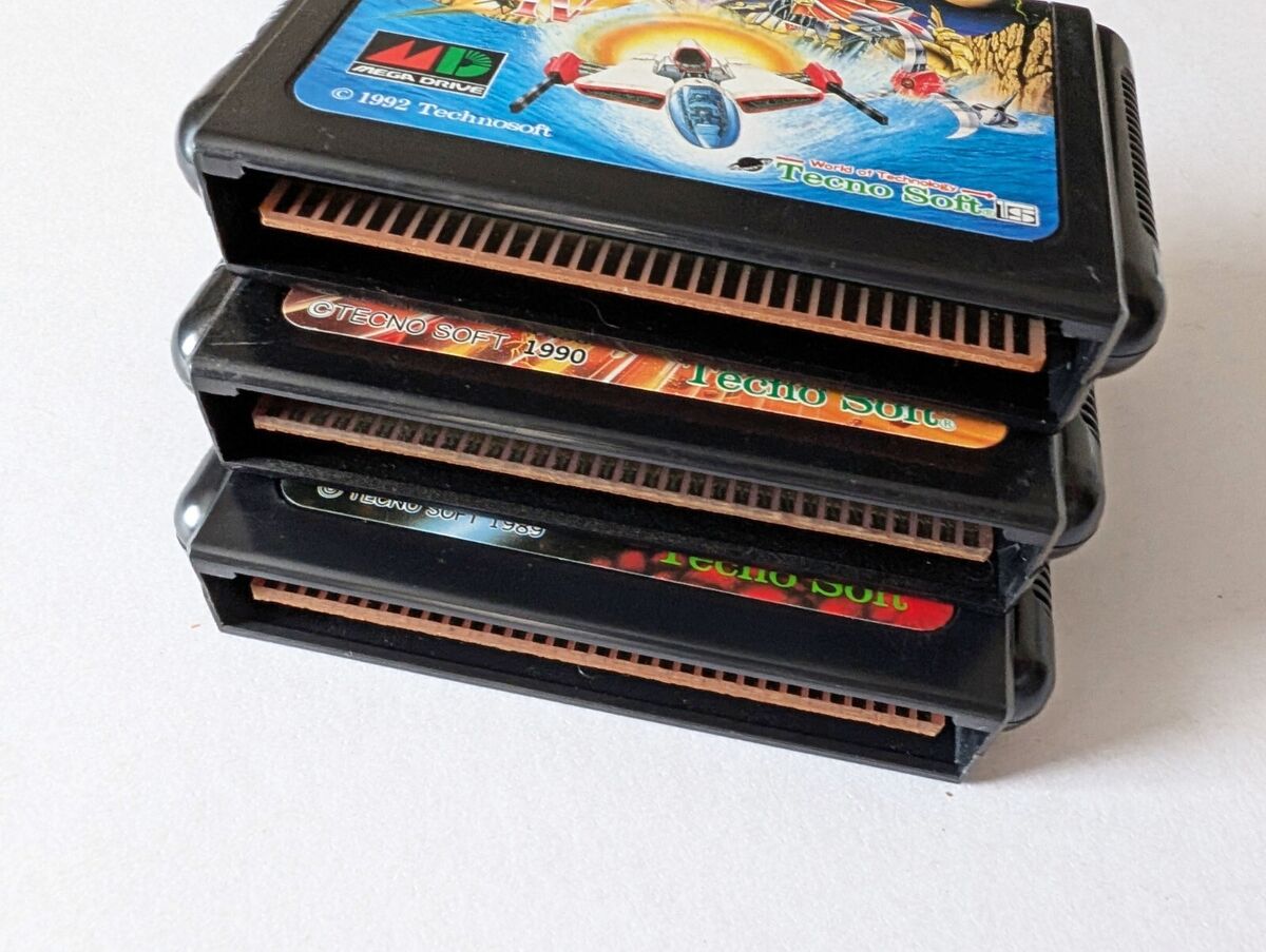 Mega Drive Thunder Force 2 3 4 Set II III IV Lot MD SEGA Mega Drive Thunder Force 2 3 4 Set II III IV Lot MD SEGA