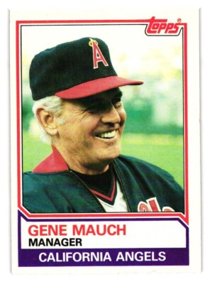 1983 Topps - #276 Gene Mauch