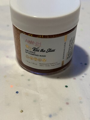 AMNH Skincare Kiss The Stars 24k Gold Lip Plumping Mask 1 oz / 30 mL NEW
