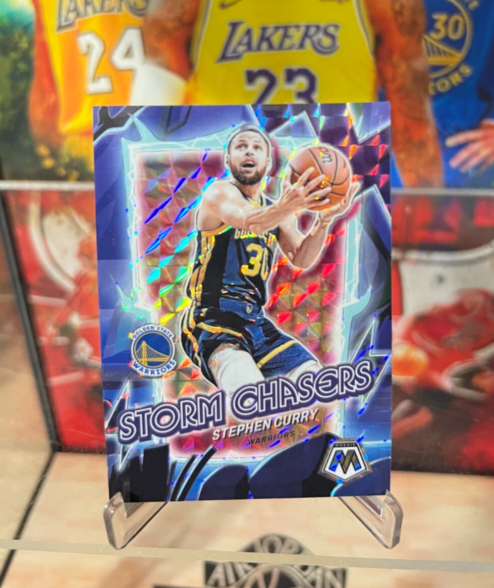 2023-24 Panini Mosaic Stephen Curry #19 Storm Chasers SP