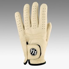 New SoftFit Genuine Cabretta Leather Golf Glove, Men, Left Hand, Ivory, Medium M