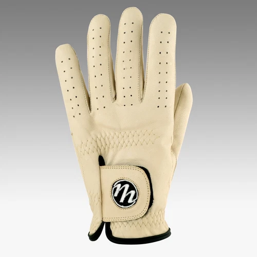 New SoftFit Genuine Cabretta Leather Golf Glove, Men, Left Hand, Ivory, Medium M