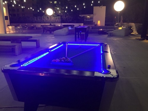 Bar Billiard Pool Table Bumper LED RGB Light Strip 24 Key Remote Change Color US - Picture 8 of 18