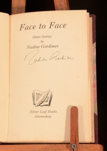 1949 Face to Face Short Stories Nadine Gordimer First Edition Signed - Picture 4 of 6