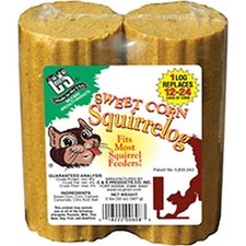C S Sweet Corn Squirrelog Refill Pack, 32-Ounce, 2-Pack