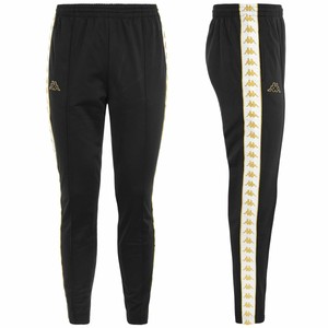 tuta della kappa uomo nera e oro