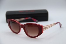 NEW WOOW SUPER BOLD 2 COL1522 BURG PINK TORT GRADIENT SUNGLASSES W/CASE 52-21