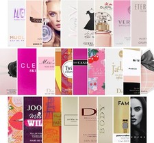 10 Fragrance Sample Vials - Perfume Sampler Set - Travel Size Miniatures -Women