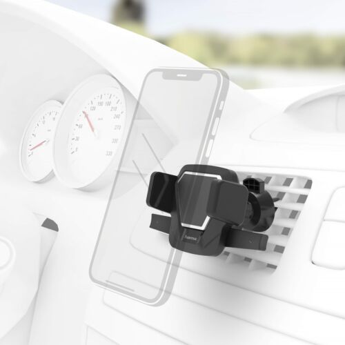 Hama Uchwyt na telefon komórkowy 360° Nawigacja samochodowa Kratka wentylacyjna Samochód Smartfon Uchwyt zaciskowy - Zdjęcie 1 z 6